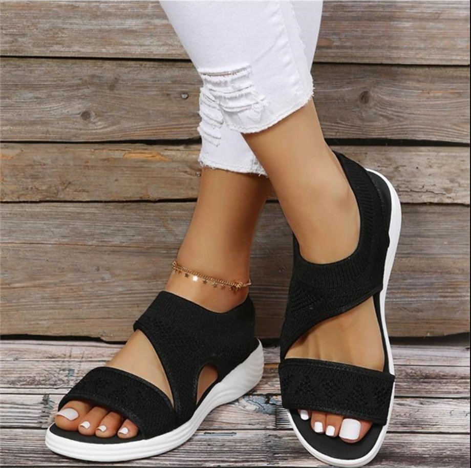 Breathable Lightweight Summer Sandals - Boots BootiesShoesbreathable sandalscute orthopedic sandalsFlat Sandals