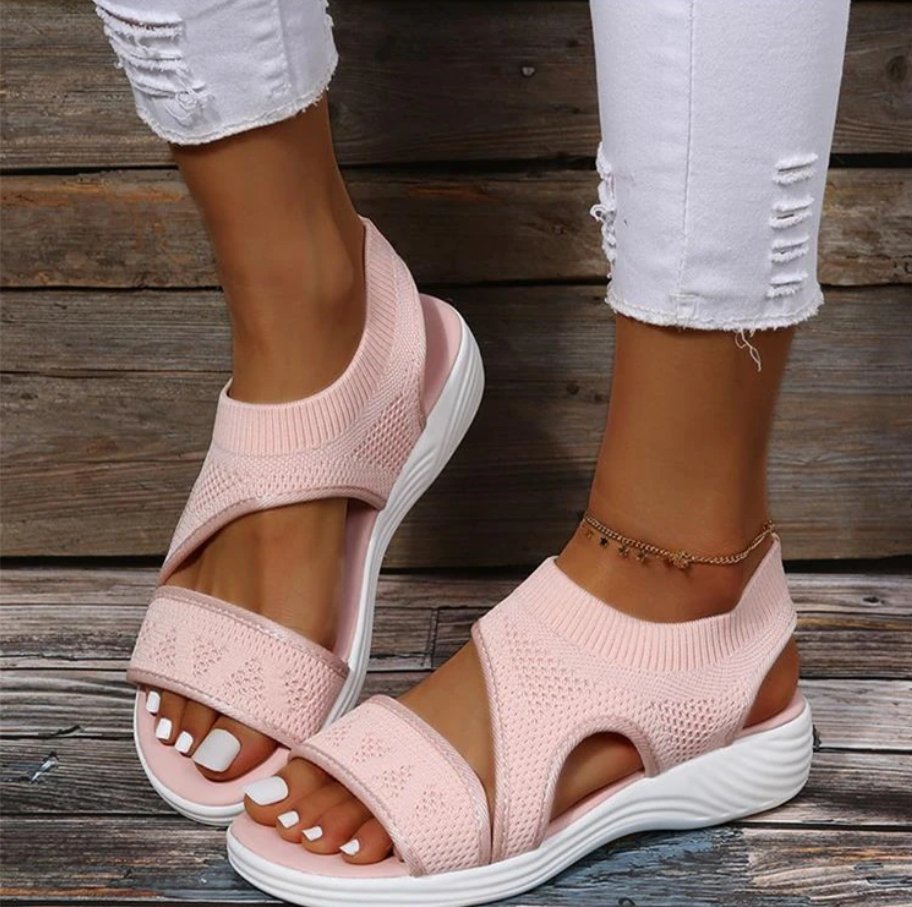Breathable Lightweight Summer Sandals - Boots BootiesShoesbreathable sandalscute orthopedic sandalsFlat Sandals