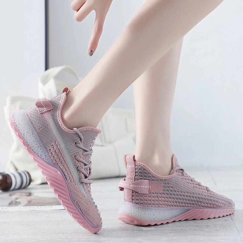 Breathable Mesh Running Shoes - Boots BootiesShoesbasketball sneakerscolorblock sneakerorthopedic sneakers