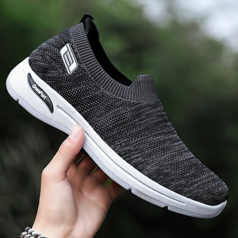 mesh breathable shoes men's shoes outdoor sports running shoes - Boots BootiesShoesarch support men's shoesArch Support Shoes for mencolorblock sneaker