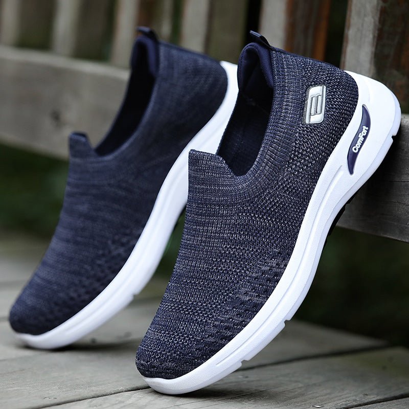 mesh breathable shoes men's shoes outdoor sports running shoes - Boots BootiesShoesarch support men's shoesArch Support Shoes for mencolorblock sneaker