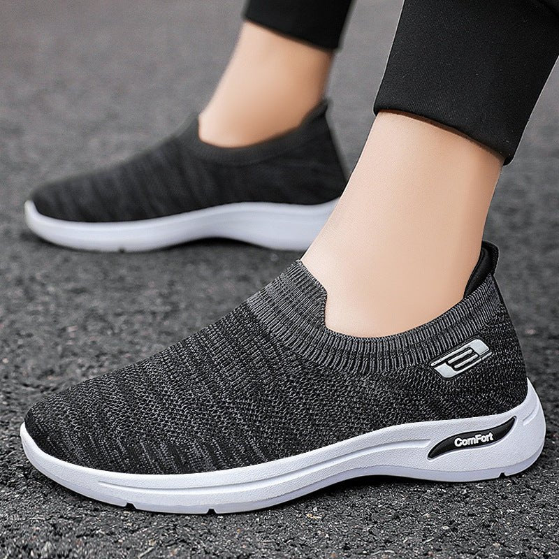 mesh breathable shoes men's shoes outdoor sports running shoes - Boots BootiesShoesarch support men's shoesArch Support Shoes for mencolorblock sneaker