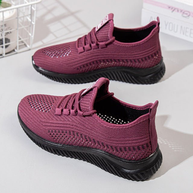 Mesh Breathable Women Shoes - Boots BootiesShoesbasketball sneakerscolorblock sneakerorthopedic sneakers