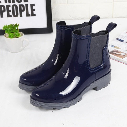 Rubber Waterproof Rain Boots - Boots BootiesShoesankle bootsbest winter bootsbest winter boots for women