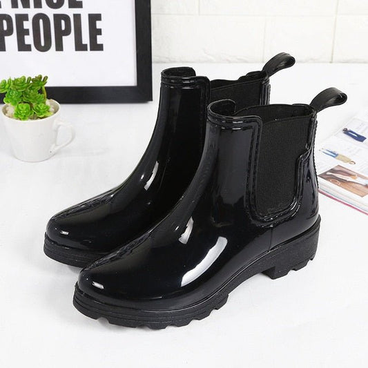 Rubber Waterproof Rain Boots - Boots BootiesShoesankle bootsbest winter bootsbest winter boots for women