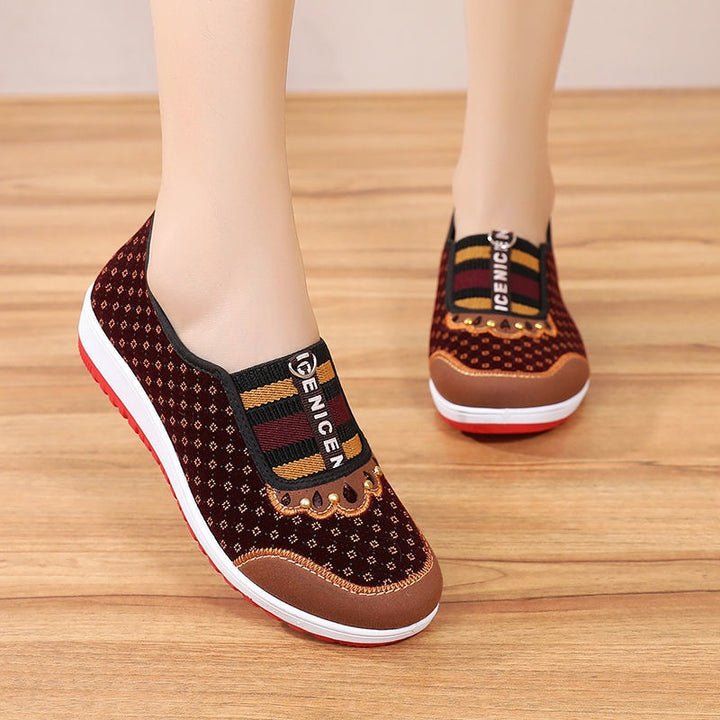 Slip On Elastic Walking Shoes - Boots BootiesShoesbest walking shoes for womennon slip shoesslip on shoes