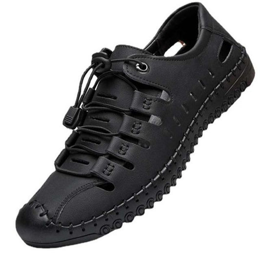 Summer Men Hollow Breathable Sandals - Boots BootiesShoesFlat Sandalsortho sandalsorthopedic sandals