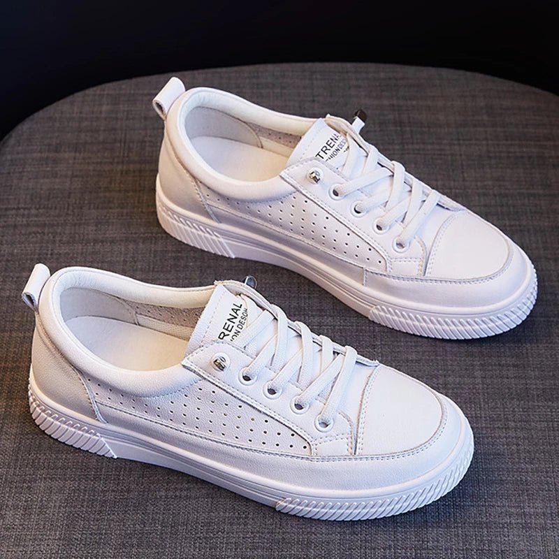 White Flat Walking Shoes - Boots BootiesShoesbest walking shoes for womencomfortable nursing shoesflat shoes