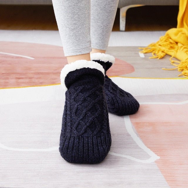 Winter Woolen Socks For Women - Boots BootiesShoesfur socksSocksthick socks